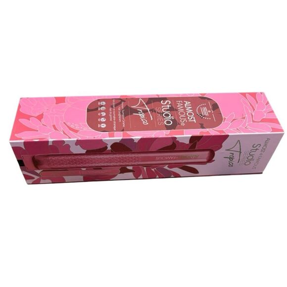 Almost Famous Studio Series Tropico Hair Straightener Hibiscus Pink NIB